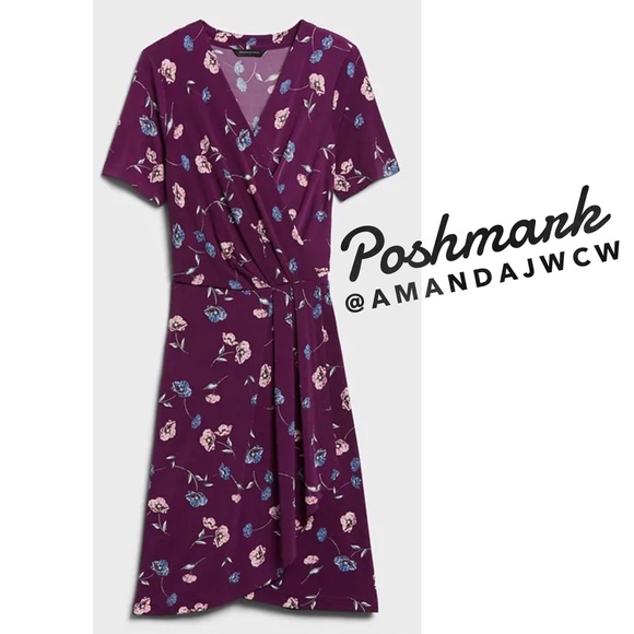 Banana Republic Pleated Wrap Dress - NWT! - Picture 10 of 11